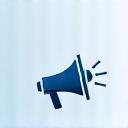 Megaphone icon representing impactful work